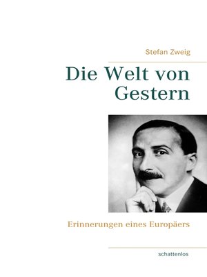 cover image of Die Welt von Gestern